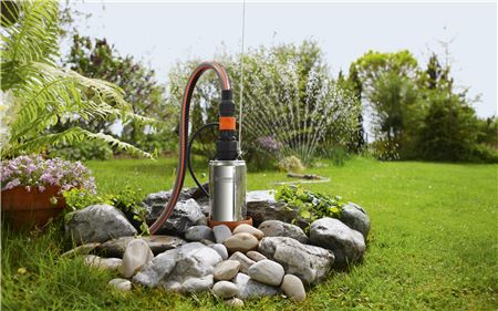 Tuin bron pomp